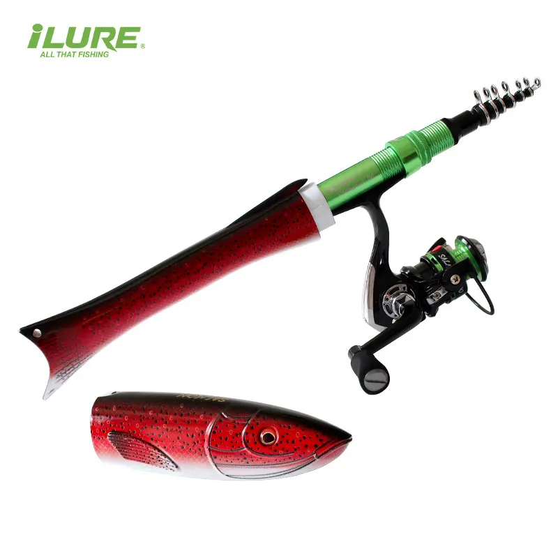 1.6M Telescopic Foldable Fishing Rod and Spinning Reel Combo Kit - Motorhome Car Interior Space-Saving Lightweight Travel Tackle Set for Ice, Shore Fishing with Compact Design, Smooth Casting, Rods, Reels