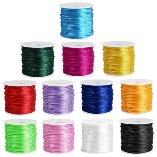 12 Rolls Nylon Cord 1.5mm