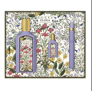 Gucci Flora Gorgeous Magnolia 3Pcs Set ( 3.4oz EDP Spray + .33oz EDP Spray + .16oz EDP Spray ) for WOMEN