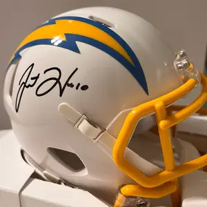 Justin Herbert signed chargers auth mini