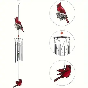 Bird Metal Wind Chime Fresh Craft Wind Chime Creative Memorial Gift Indoor Outdoor Garden Decoration Outdoor Wind Chimes