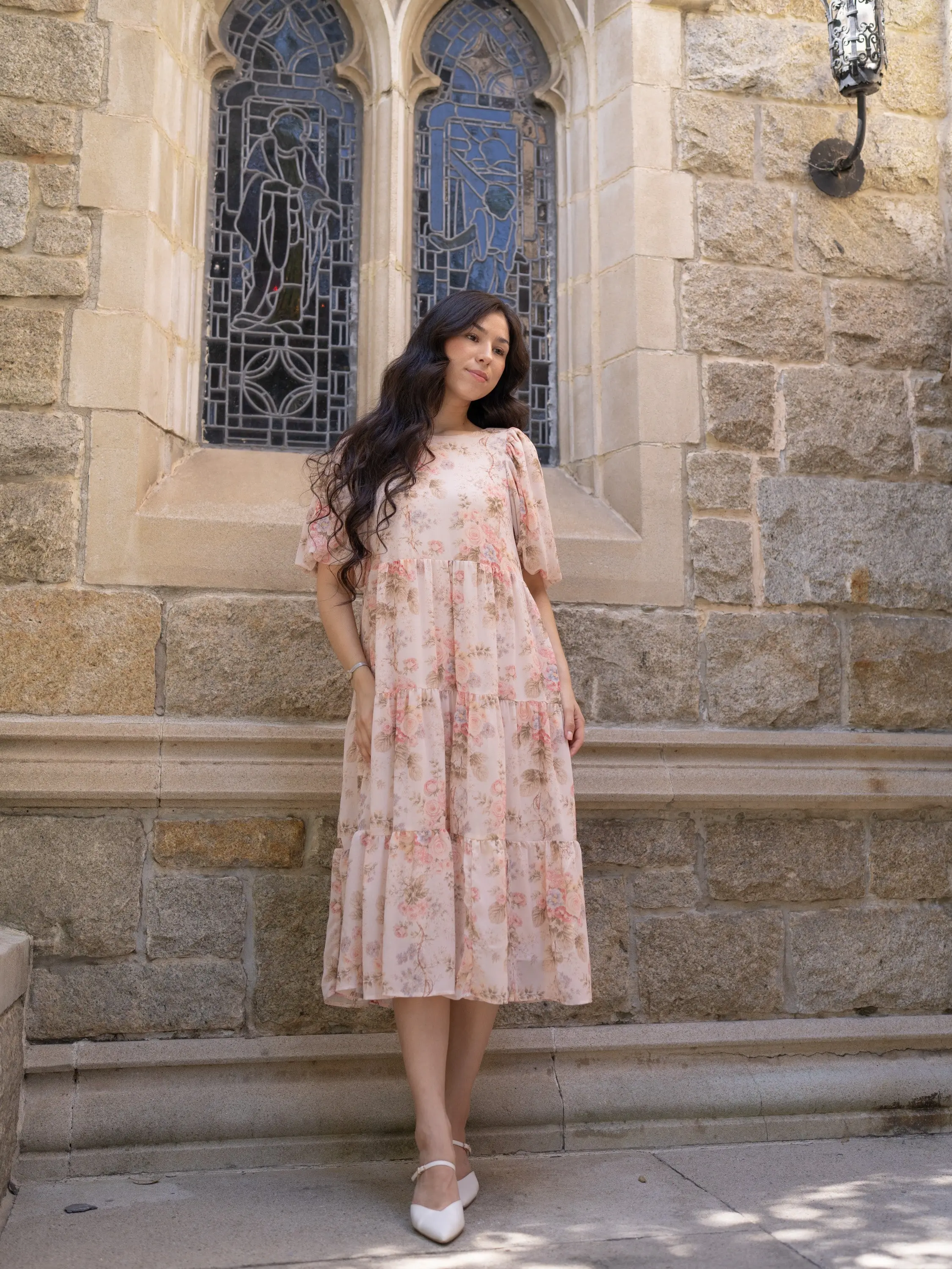 Painted Bouquet Dress