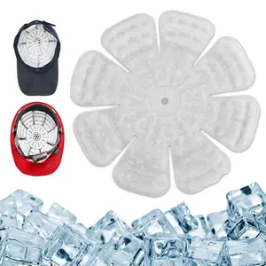 1pc Head Ice Cooling Pad, Ice Head Wrap, Hidden Inner Cooling Design, Foldable And Portable, Easy To Clean, Reusable Structure, Instant Cooling Effect, Cooling Pad Insert For Hats, Helmets, Outdoor Activities And Daily Summer Use