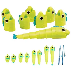 Fishing Game for Kids, 2 Poles Dual Player Competition, Fun Reaction Training & Cognitive Development Toy, Novel Birthday Idea for Boys Girls Age 3-8, Toddler Fishing Set