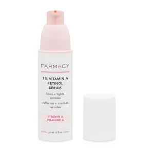 Farmacy Beauty 1% Vitamin A Retinol Serum - Resurfacing Anti Wrinkle Serum with 2 Retinoid Types - Formulated with Upcycled Ingredients