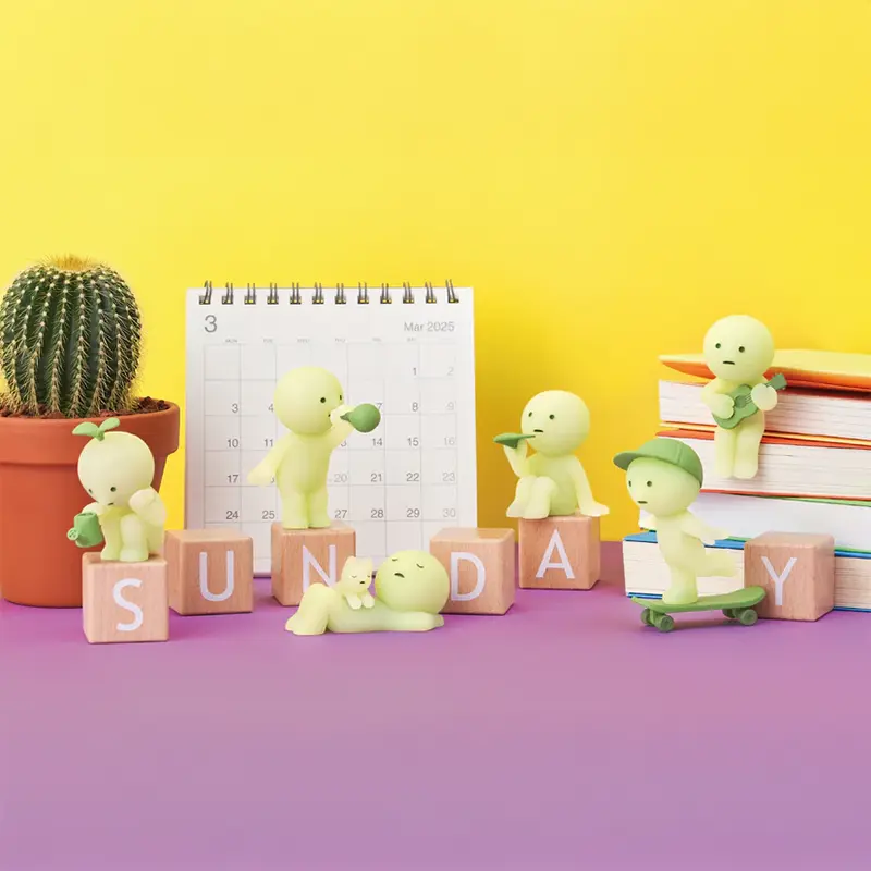 SEALED - Smiski Sunday Series Blind Box - (1 Sealed Blind Box, 1 Figure) SEALED - Smiski Sunday Series Blind Box - (1 Sealed Blind Box, 1 Figure)