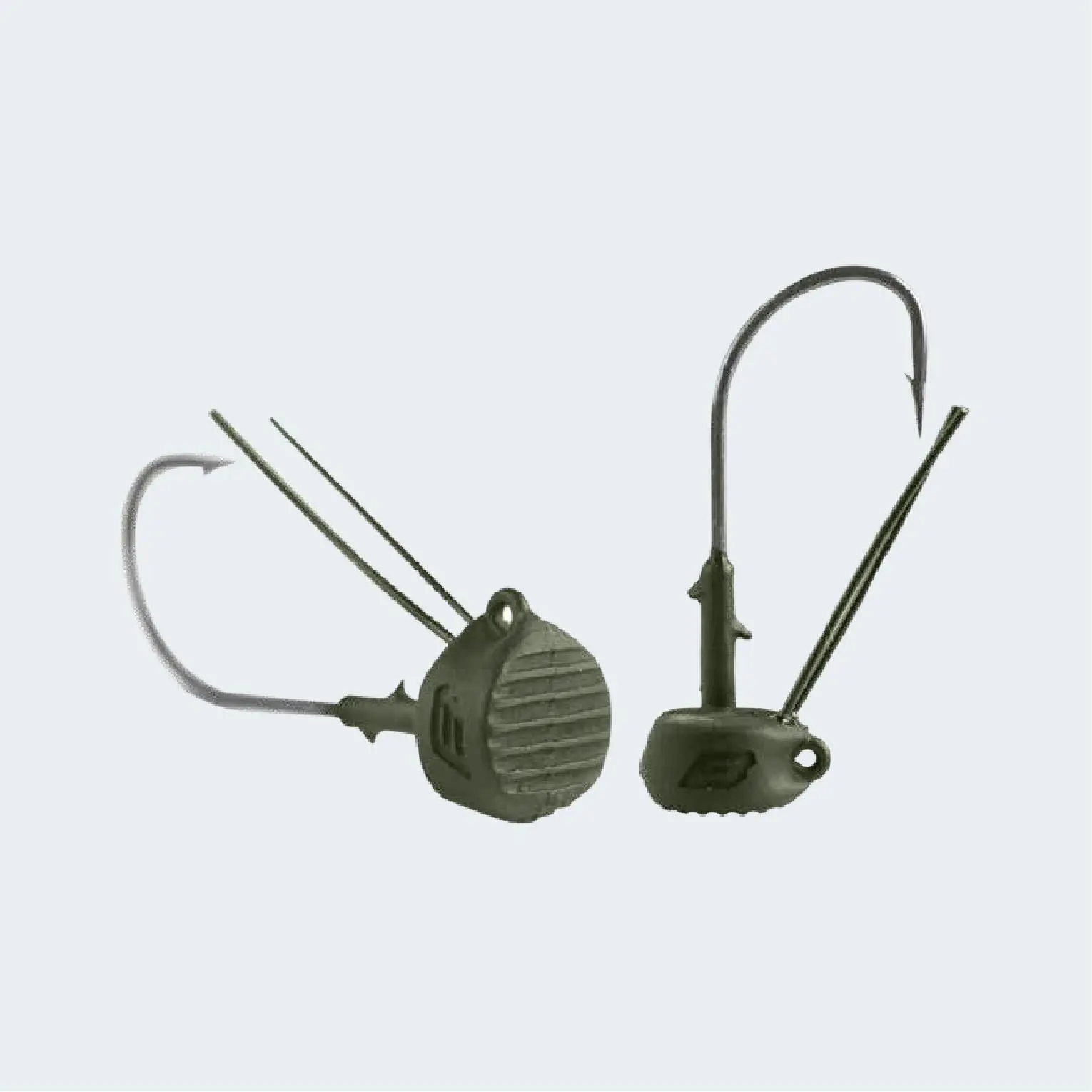 BKK Silent Chaser - Draggin' Ned Weedless Green (4-Pack)