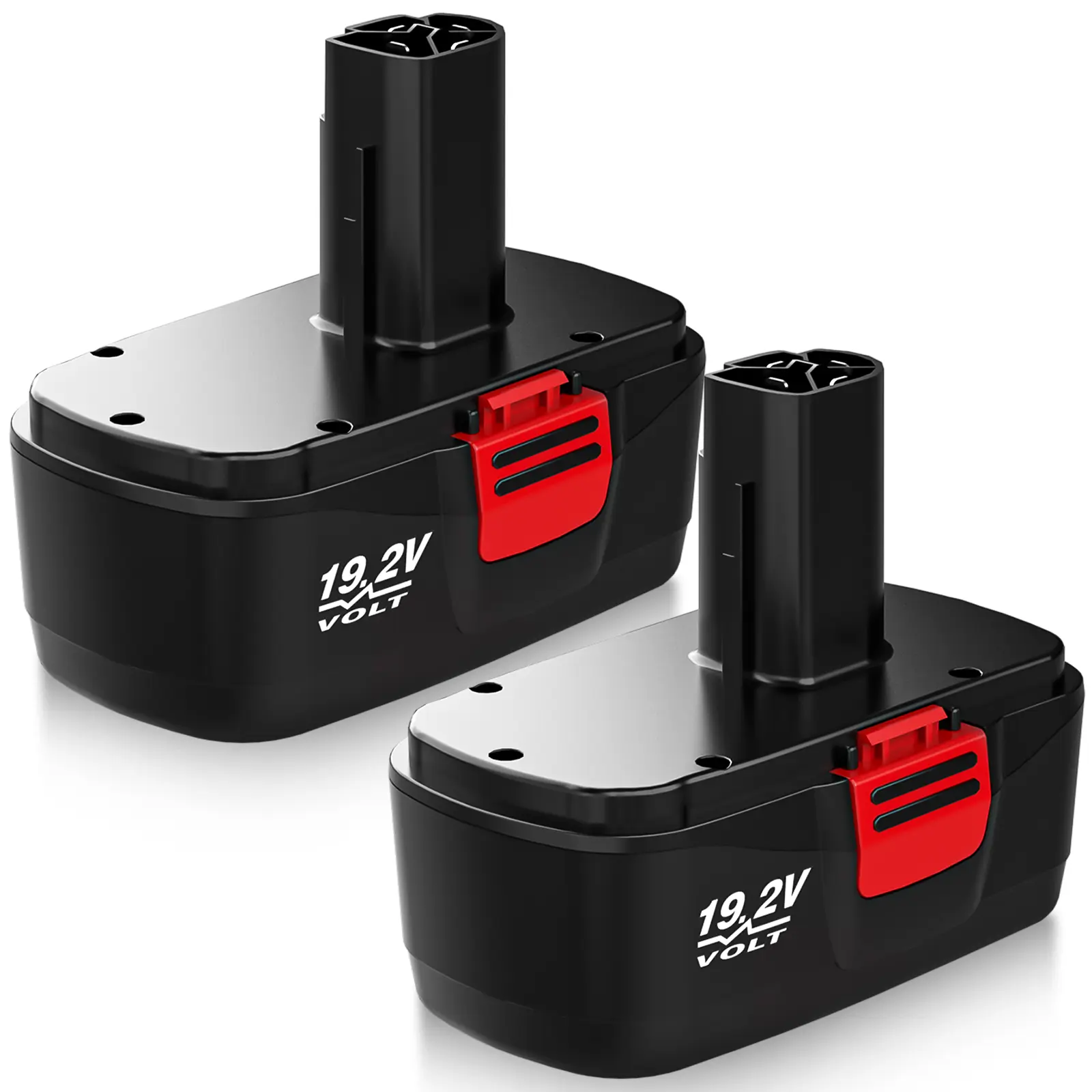 2-Pack Upgraded 19.2V 4500mAh Replacement Battery for Craftsman C3 DieHard, Compatible with 130279005, 315.113753, 1323903 Cordless Power Tools