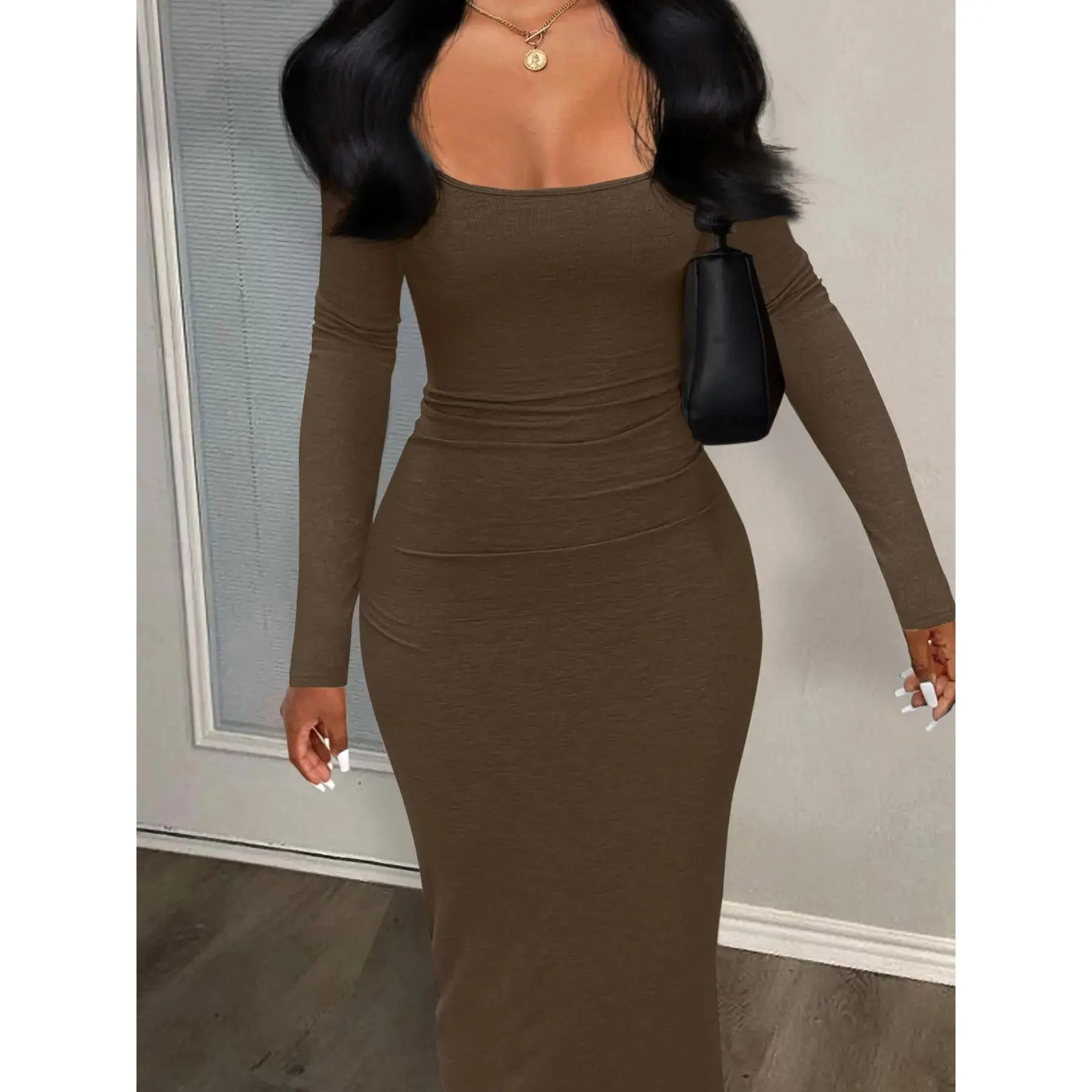 crop top long dress Crop Top Two Pieces Long prom Dress with lace appliques with Long slee –  Siaoryne