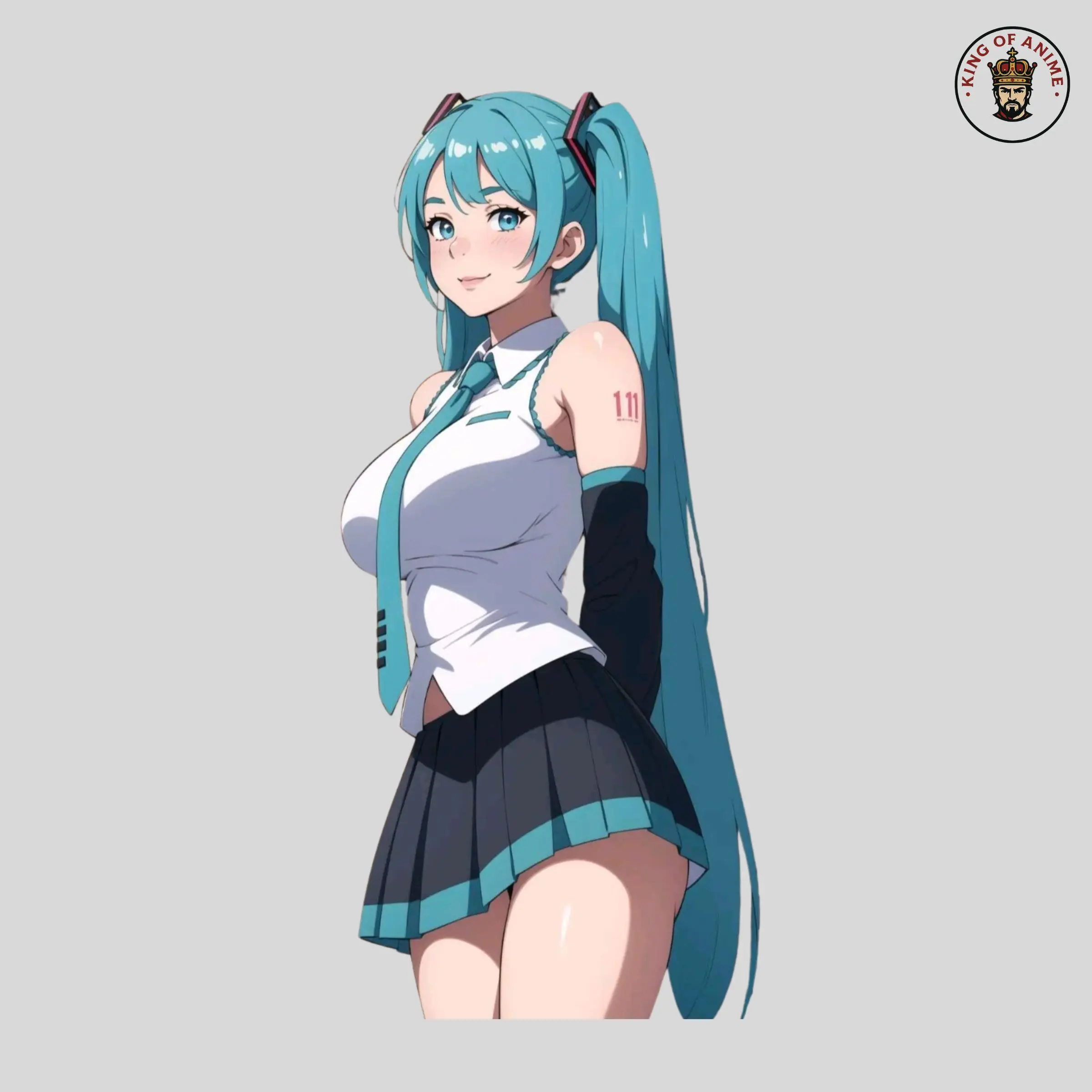 Hatsune Miku Idol Style Sticker, Vinyl Sticker for Notebook, Phone, Laptop Decor, Anime Vocaloid Waifu Aesthetic