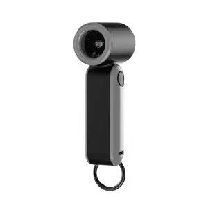 PLAYHOT D01 Mini Turbo Cooling Fan – 17400RPM High Speed, 8-Hour Battery Life, 5 Speed Levels, Compact Design for Camping/Travel/Outdoors