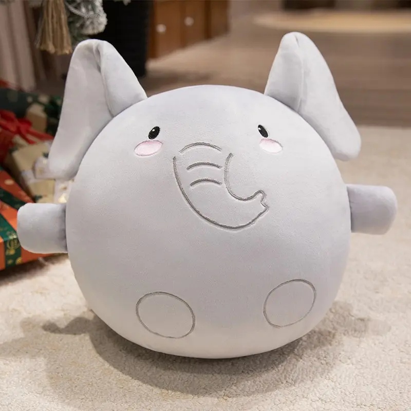 Cute Elephant Pillow Cushion, Perfect Gift for Kids, High-Quality Material, Sofa Bed Decoration, Sleep Companion Pillow, Soft Huggable