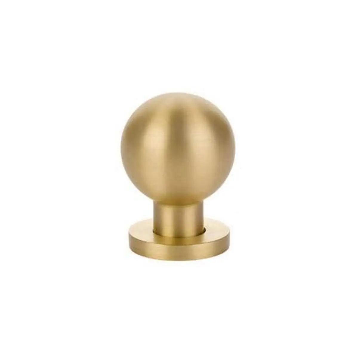 Emtek 86152US4 1 in. Modern Globe Cabinet Knob, Satin Brass