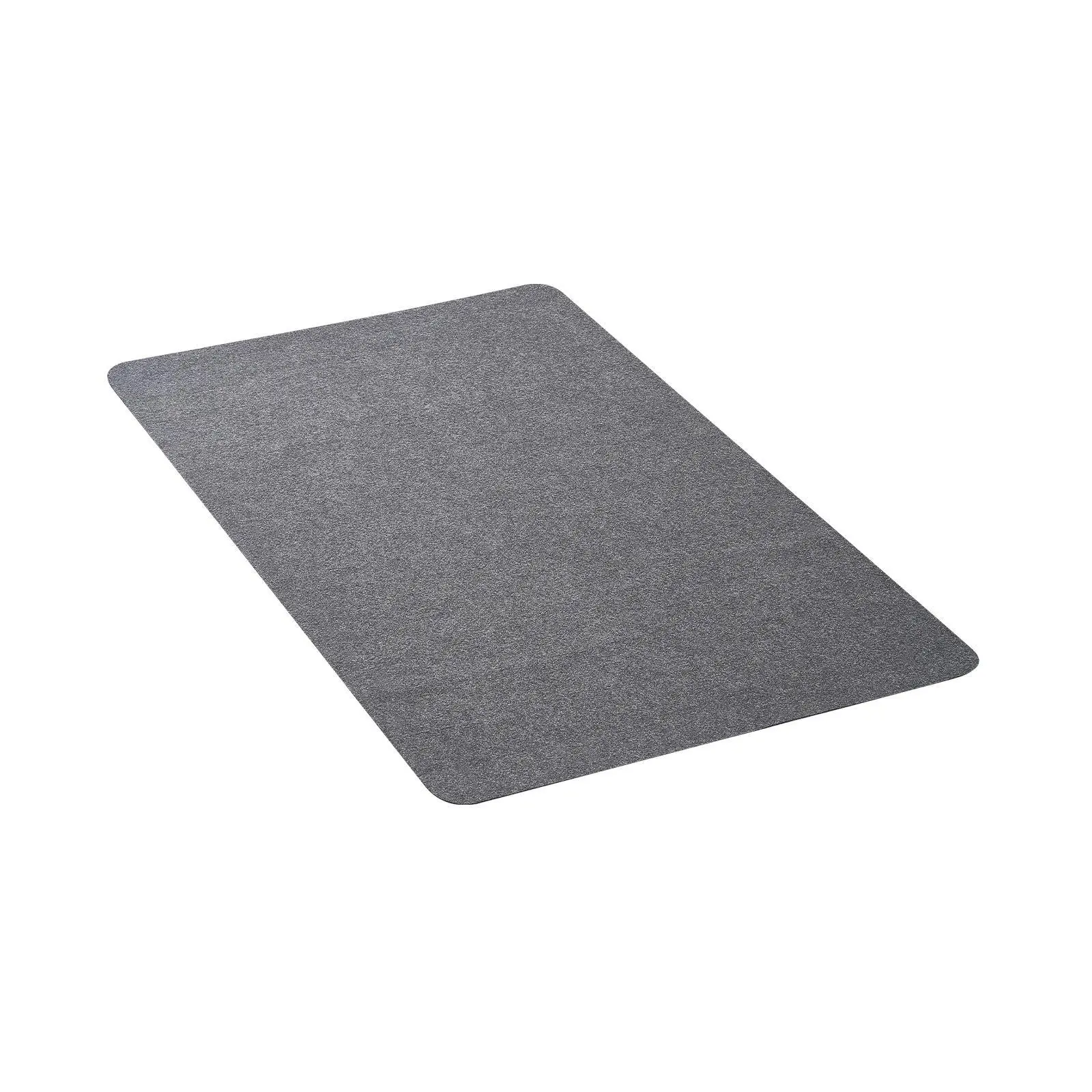 【SummerFinds】VEVOR Chair Mat, 55 x 35-inch Office Chair Mat for Hard Floors, Floor Protector for Rolling Chairs, Polyester Surface, Non-Slip & Easy to Clean, Smooth Glide Under Desk Rug for Home Office (Dark Grey)