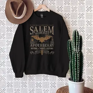 Salem Apothecary Halloween Sweatshirt, Retro Style Halloween Tee, Salem Witches Shirt, Salem Sweatshirt, Salem 1692 Hoodie