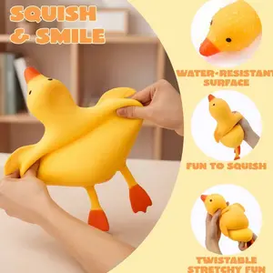 Squishy Duck Stress Toy, Portable Tactile Unisex Anxiety Relief Product for Stress Relief Fidgeting