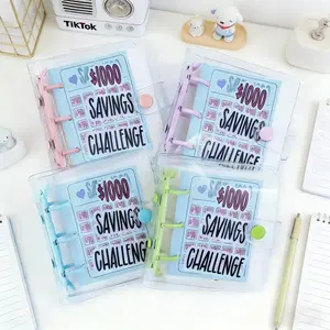 $1000 Saving Challenge Book –Track Cash Goals, Build Better Habits,Tracking Financial Goals & Building Smart Habits Planner Notebook,and Stay Organized With this Reusable Budget Binder