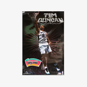 Tim Duncan Vintage Poster - POSTER NO FRAME