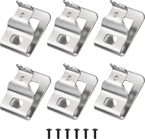 Dewalt Drill Belt Clips Kit – 6 Pack Stainless Steel Tool Hooks for DCD980, DCD985 & 20V Power Tools