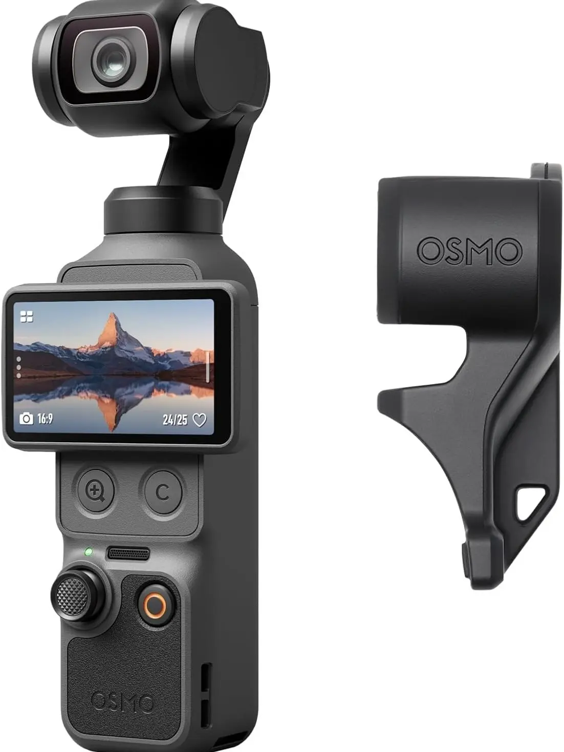 DJI Osmo Pocket 4 Standard Combo, Pocket Gimbal Vlog Camera, 1″ CMOS & 4K/240fps, 3-Axis Stabilization, 2× Lossless Zoom, 107GB Built-in Storage, 2" Rotatable Screen, Video Camera for Photography