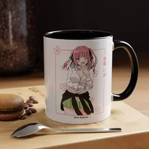 Anime Waifu Mug, Manga Coffee Cup, Otaku Gift Idea, Cute Japanese Anime Design, Aesthetic Drinkware, Perfect For Anime Fans, 11oz And 15oz Ceramic Cup