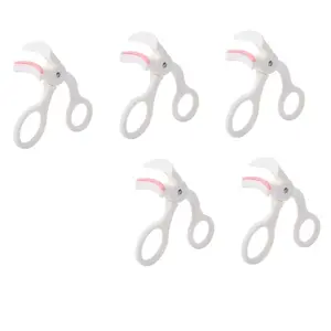 5 Pcs Mini Eyelash Curler Set, Cute Professional Makeup Tool, Gentle on Lashes, Long-Lasting, Portable, Ideal for Daily Use