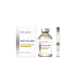 Deep Collagen Intense Hydrating Ampoule Facial Serum, Niacinamide Brightening Essence, Moisturizing, Firming & Skin Repair Skincare Treatment