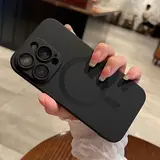 OREKROY MagSafe Magnetic TPU Phone Case with Camera Lens Protector, Shockproof Soft Back Casing for iPhone 18 17 16 15 14 13 12 11 Pro Max, Wireless Charging Compatible Phone Accessories with Camera Protection