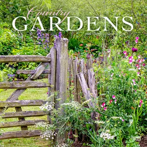 Country Gardens | 2026 12 x 24 Inch (Hanging) Monthly Square Wall Calendar | Plastic-Free | BrownTrout | Gardening Outdoor Home Nature