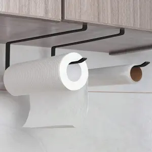 Wall-Mounted Kitchen Paper Towel Holder, No Drilling Required, Suitable for Kitchen Bathroom Cabinet, Valentine's Day Gift, Office Storage