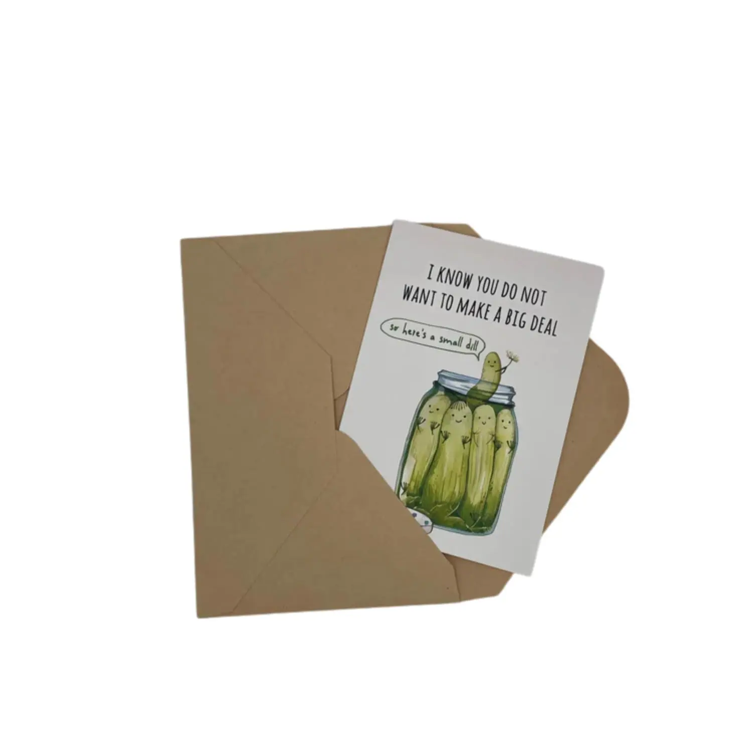 PICKLES Brand Custom Message Card with Unique Design - Personalized Messages, Office Stationery Supplies, Stylish Functional Eye Protection Black Bucket Hat