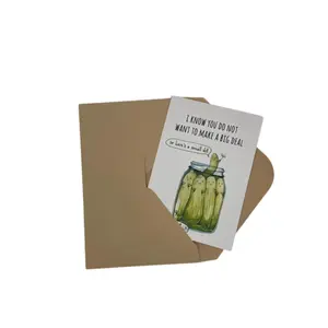 Pickles Personalized Birthday Greeting Card, Custom Message Card for Special Occasions (Office Stationery & Supplies)