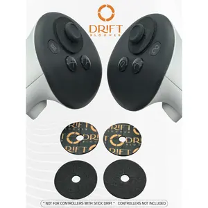 Drift Blocker for Nintendo Joy-Con - Protects Against Stick Drift & Maintains Controller Quality for Meta Quest 3, 3S, Pro, 2 - No Tool Required - Enhances Gaming Experience - Console