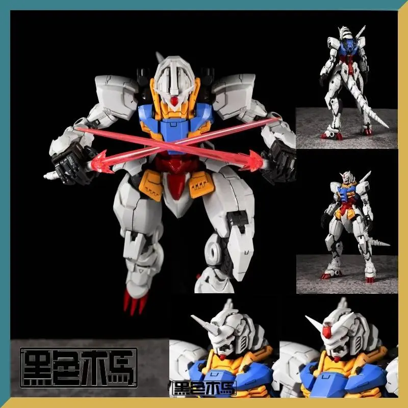 Black Trojan MG 1/100 Transformation Steel Wire Double Antenna Style RX-78-2 Unicorn Figures Assembled Model Toy Collection Gift