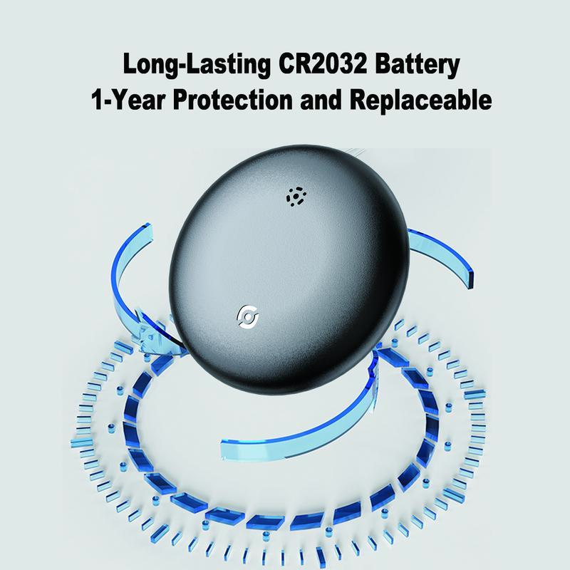 Compact Tracking Device GPS for Car No Subscription (iOS Only)Portable GPS Tracker for Vehicles, No Subscription Required, Hidden Anti-Lost Tracking Device for Car, Motorcycle, Bike (iOS Only)