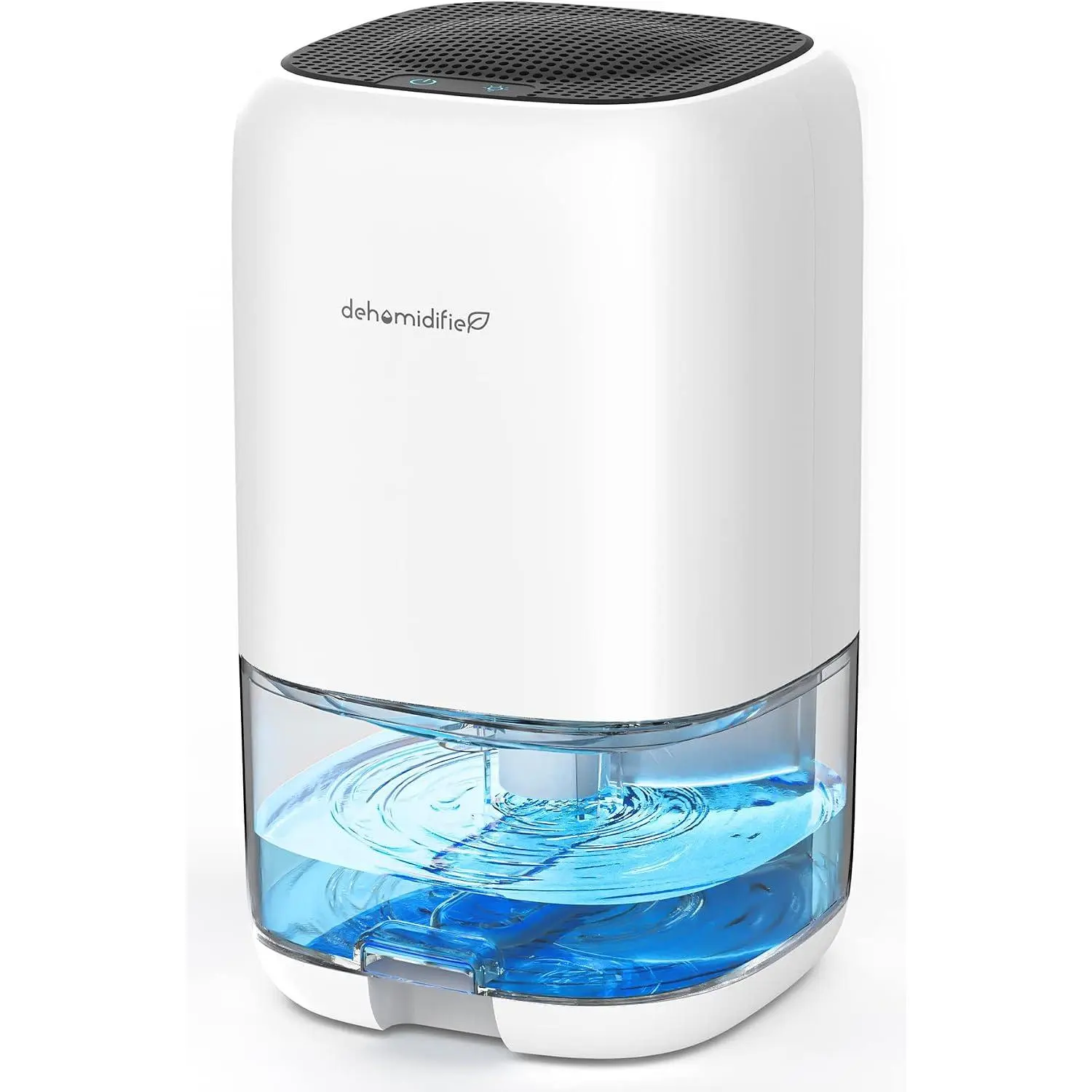 TABYIK 35 OZ Dehumidifier for Bedroom RV, Quiet with Auto Shut Off, White | 280 Sq.Ft Small Dehumidifiers for Home Bathroom Closet, 7 Color Light, 28Db Ultra Quiet, 35OZ Water Tank