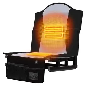 Vantage Heated Stadium Seat with Illuminated Design and Secure Base for Comfortable Seating