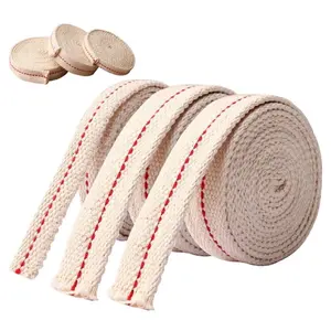 19.5 Foot / 3 Rolls Cotton Oil Lamp Wick, Replacement Oil Lanterns Wick for Oil Lamps and Oil Burners