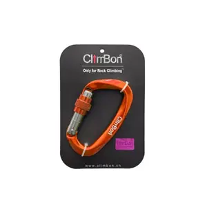 Locking Carabiner 23KN, UIAA CE Certified Multipurpose High-Strength Screw Gate Carabiner for Rock Climbing, Mountaineering, Rope Access, Arborist, Rescue, and Industrial Fall Protection