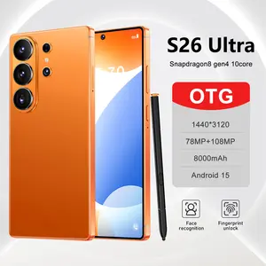 2026 New  Ultra 5G Android 15 Phone, 12GB+512GB, 6.99" HD Screen, 78MP+108MP Cam, 8000mAh, Stylus & Case, Perfect Holiday/Birthday Gift
