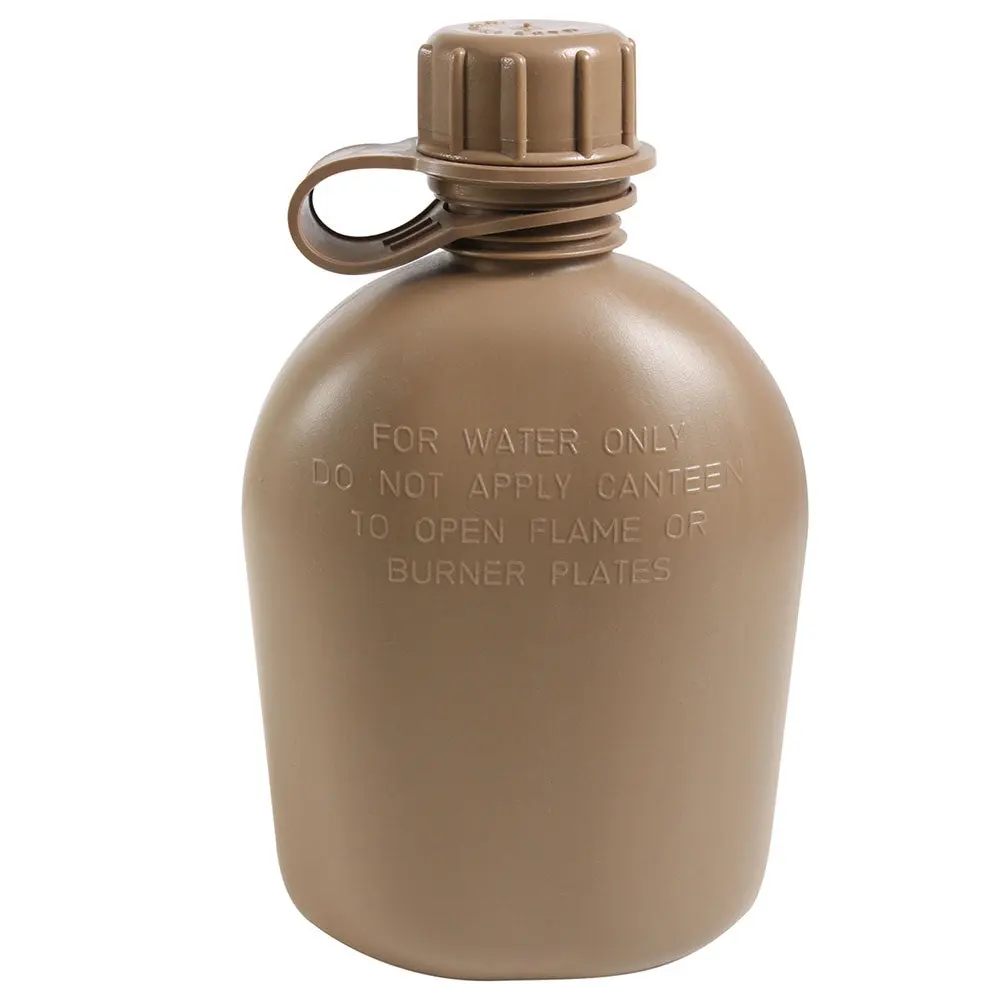 1 Qt. G.I. Plastic Rugged Canteen Bottle Reusable 1 Qt. G.I. Plastic Rugged Canteen Bottle Reusable