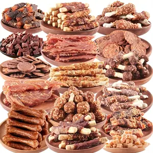 HELETY Dog Chew Sticks Treats Variety Pack - 540g-100g (19-35 oz) Chicken, Duck, Sweet Potato, Milk & Calcium Flavors, High-Protein, Low-Fat, Easily Digestible for All Dog Sizes