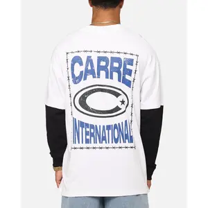 Carre C-Star Long Sleeve T-Shirt White/Black