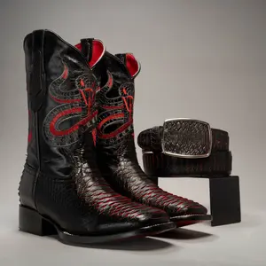 Men's VIPER Python Tribute Square Toe Boot