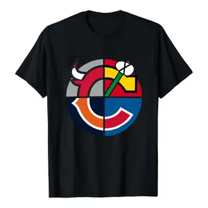 ⚾🏀🏈【100% Cotton】【Graphic T Shirt】Southside Chicago Pride Graphic T-Shirt – Unisex Cotton Sports Fan Tee, Baseball Basketball Football Hockey Inspired Streetwear Shirt, Casual Team Spirit Gift Top for Men & Women