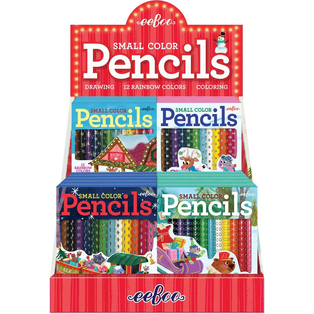 Christmas Village Small Pencils