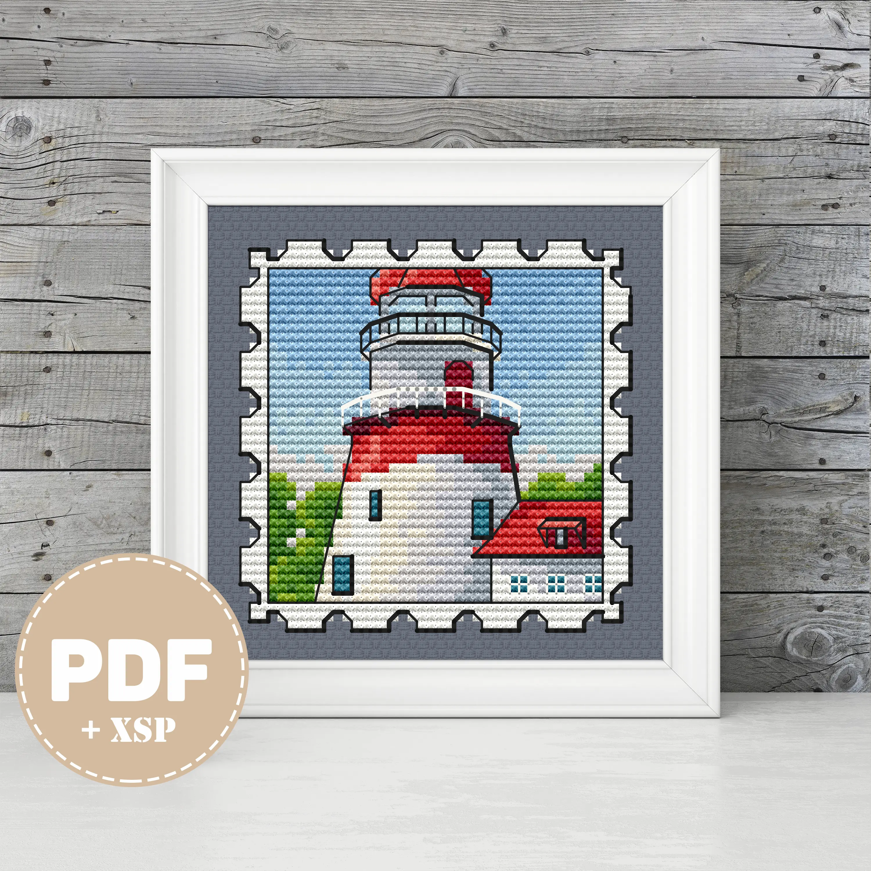 By The Sea - PDF Cross Stitch Pattern