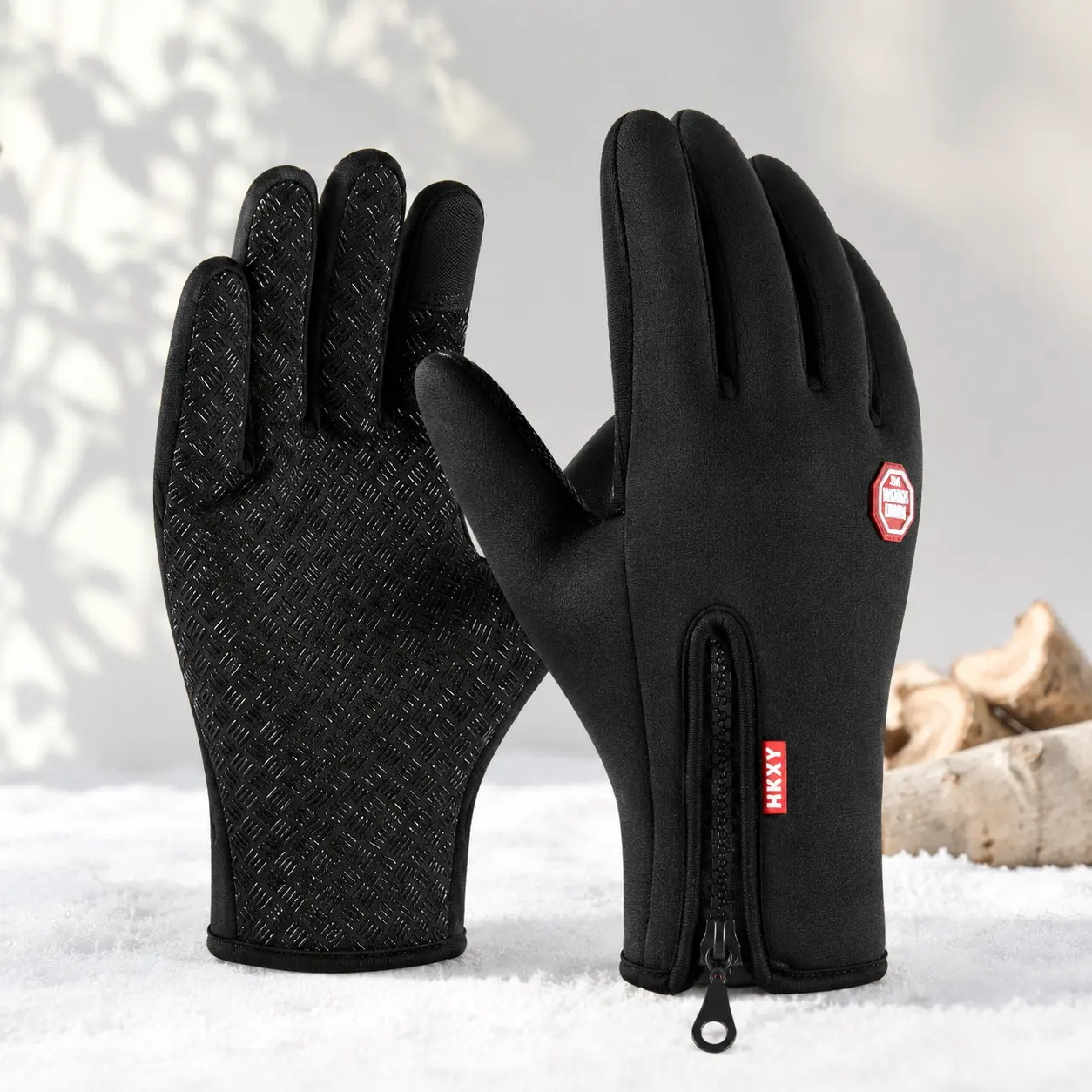 Touchscreen Winter Gloves – Windproof & Warm Gloves for Men & Women! Ideal for Outdoor Activities, Cycling & Daily Commute, Non-Slip Grip