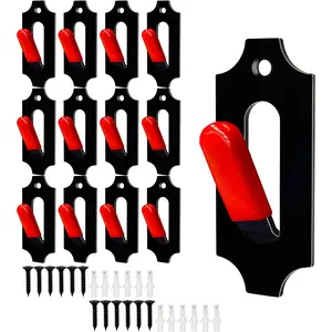 12 Pack European Mount Skull Hanger Deer Skull Mount Hanger with Silicone Protector for Indoor Outdoor Home Deco