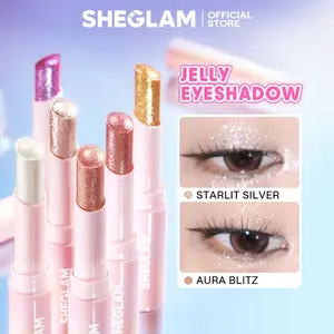 Summervibes SHEGLAM Crystal Jelly Glaze Stick Hydrating Glossy Lip Balm Sheer Tinted Moisturizing Lip Stick Smooth Jelly Texture Long Lasting Shine Non Sticky Lip Care for Daily Makeup and Natural Look